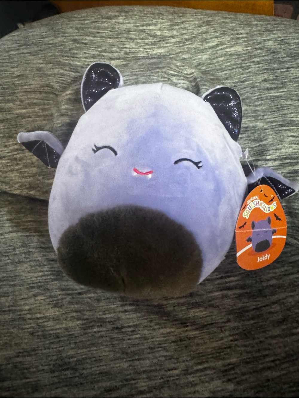 Squishmallows Joldy Bat Plush - Purple and Black Accents